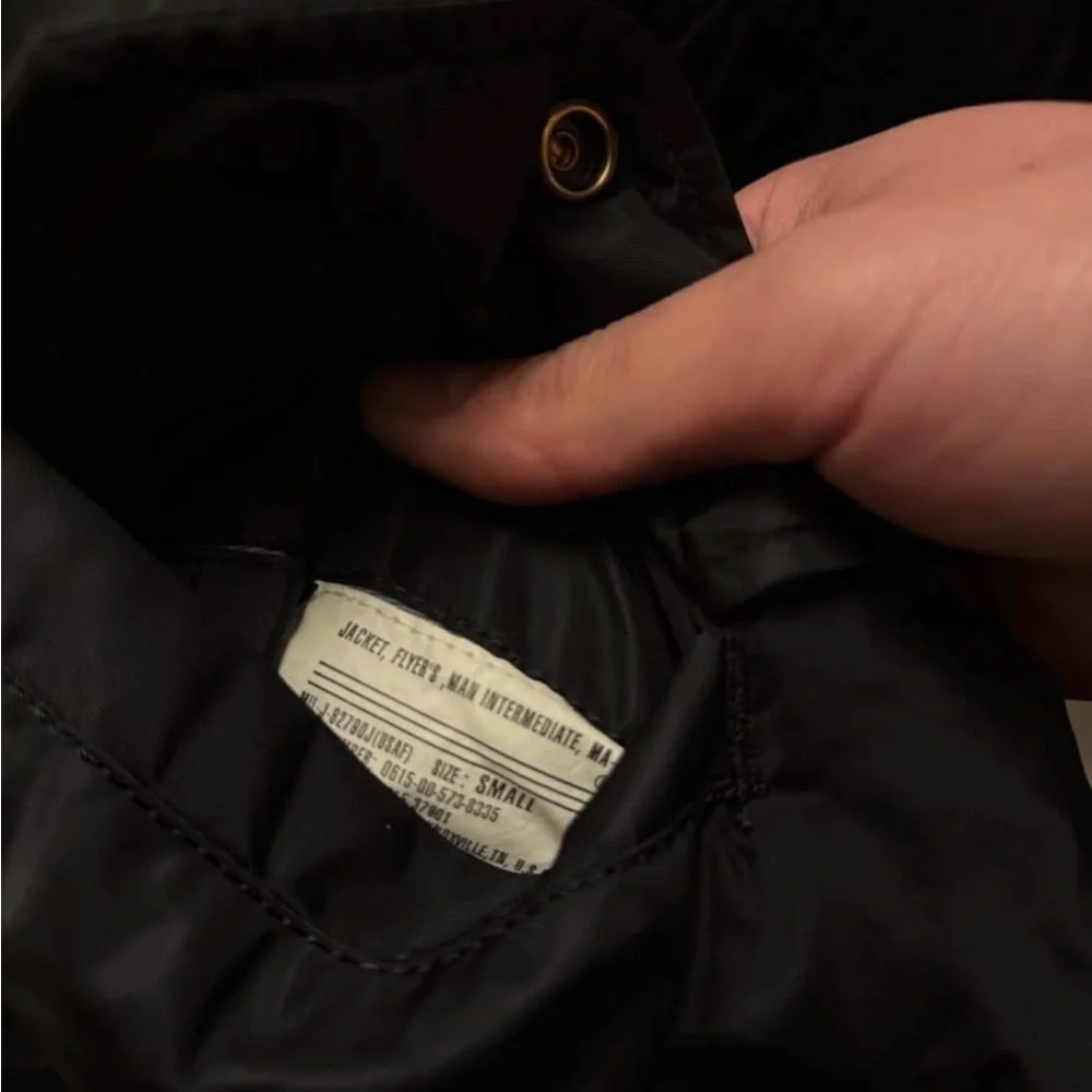 Alpha Industries MA-1 Reversible Bomber Jacket (Small) - Picture 3 of 6